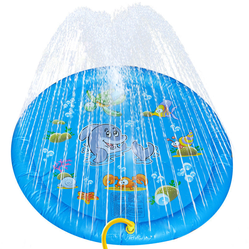 Non-Slip Splash Pad For Kids And Pet Dog Pool Summer Outdoo