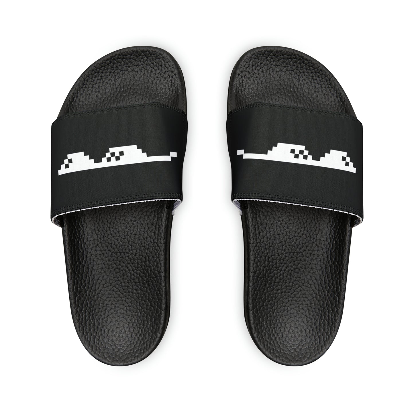 Men's Thug Life Glasses Slide Sandals (Black)