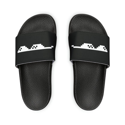 Men's Thug Life Glasses Slide Sandals (Black)