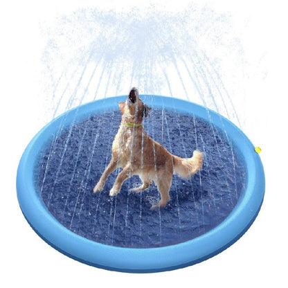 Non-Slip Splash Pad For Kids And Pet Dog Pool Summer Outdoo