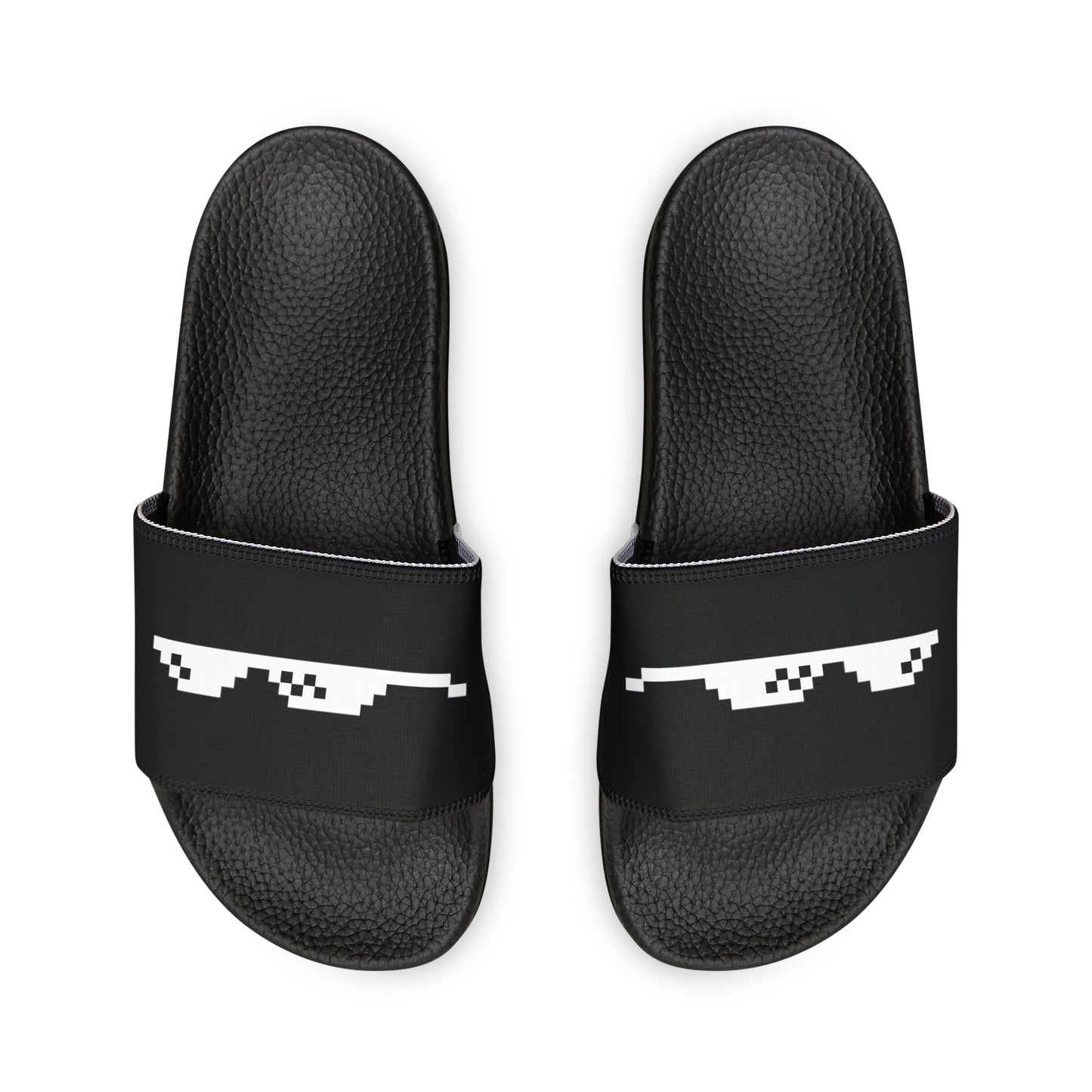 Men's Thug Life Glasses Slide Sandals (Black)