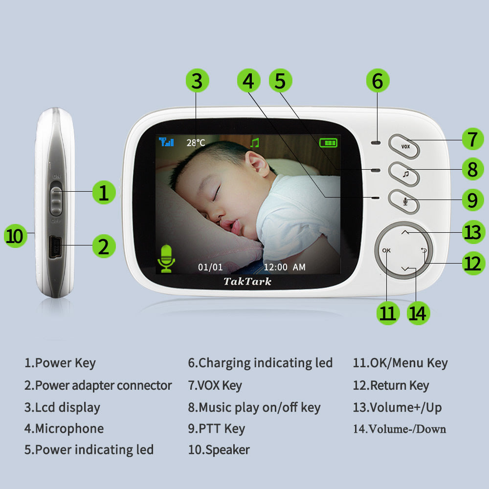 Digital Baby Care Device 3.2 Inch