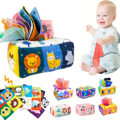 Magic Tissue Box - Baby Montessori Toy