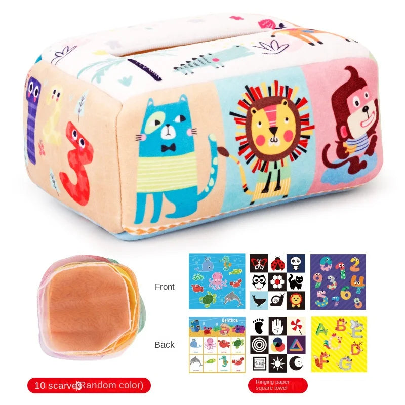 Magic Tissue Box - Baby Montessori Toy