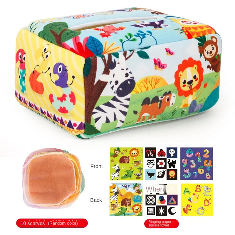 Magic Tissue Box - Baby Montessori Toy