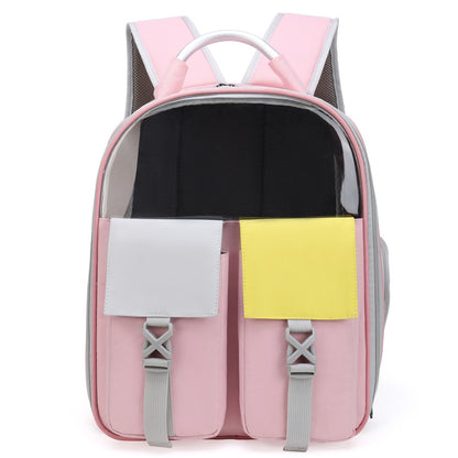 [strict Cat Bag] Go Out Portable Backpack Portable Folding Breathable Cat Bag Pet Dog Bag Wholesale