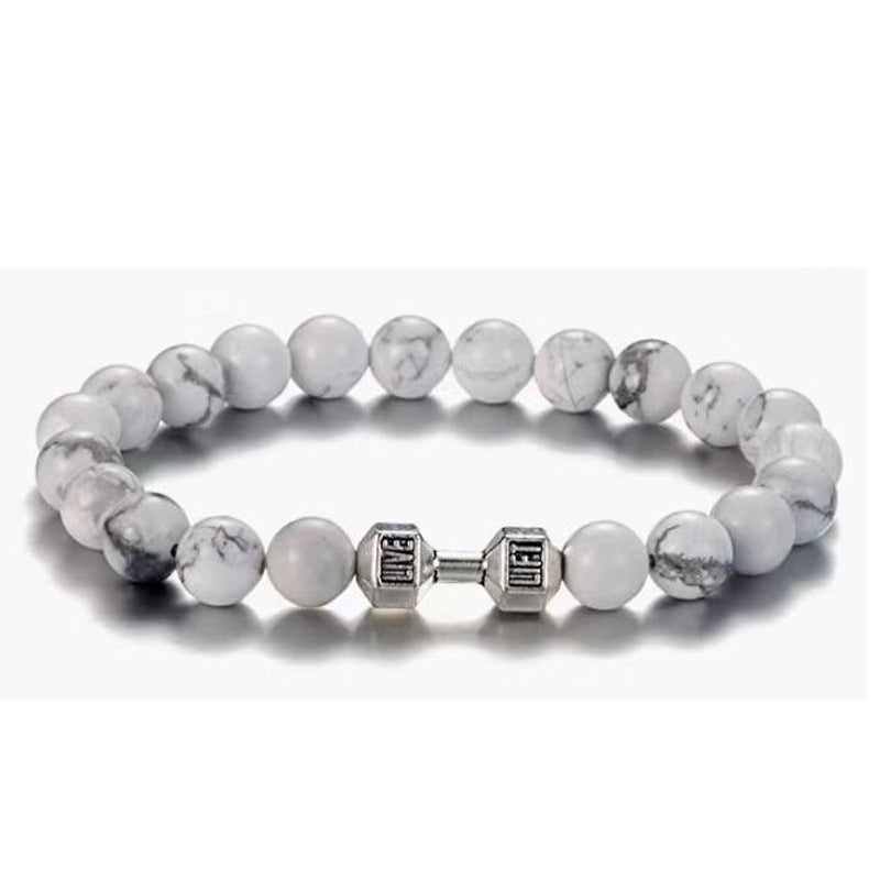 Dumbbell Stone Bracelet