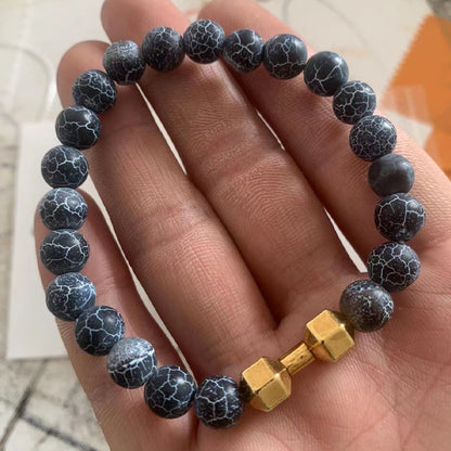 Dumbbell Stone Bracelet