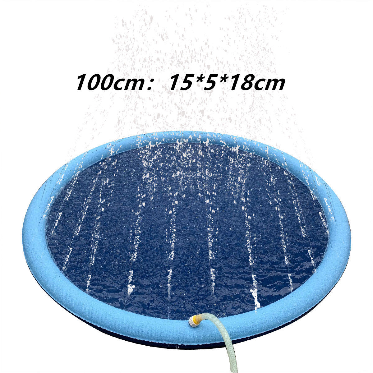 Non-Slip Splash Pad For Kids And Pet Dog Pool Summer Outdoo