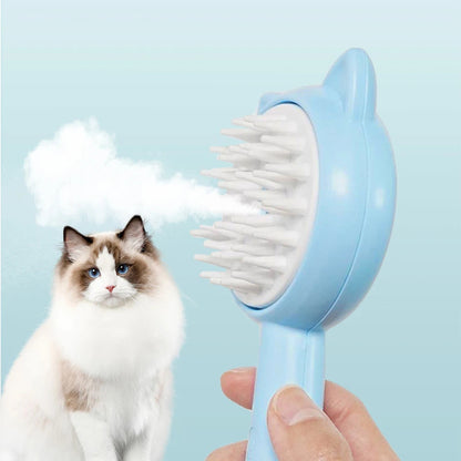 Hair Cleaning Brush With Mist Multifunctional Cat Grooming Brush