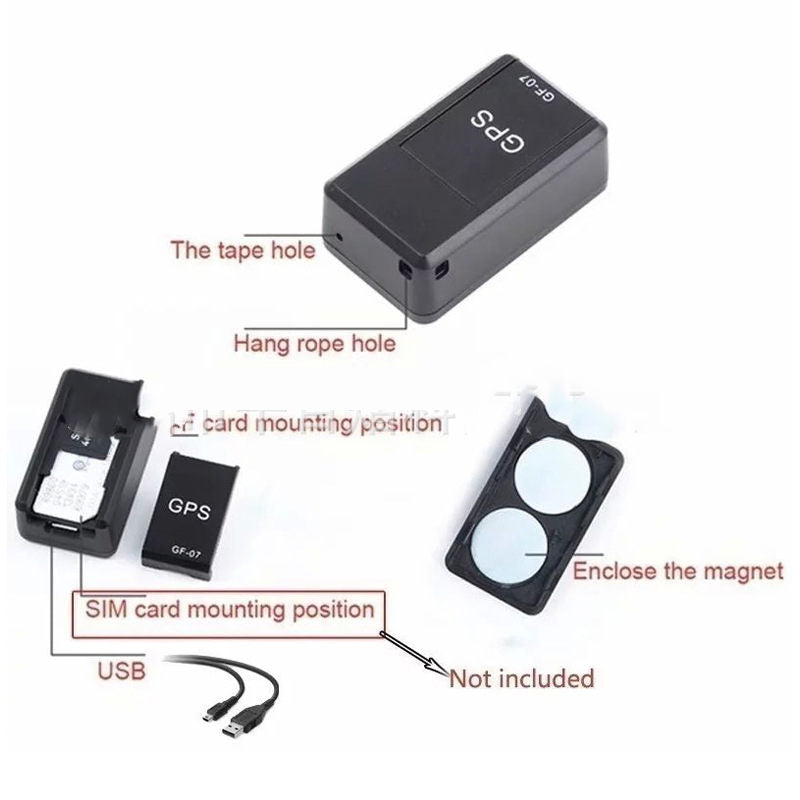 Small GPS Tracker Car GPS Locator Anti-theft Tracker Real