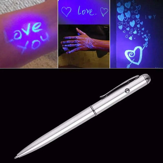 Invisible ink pen UV Light Ballpoint Pen with Invisible Ink